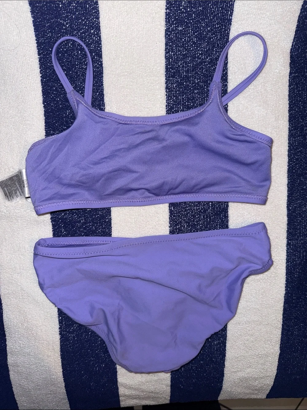 Girls Lilac Classic Bikini Set